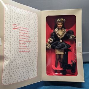 Mattel Doll with Black and Gold Outfit